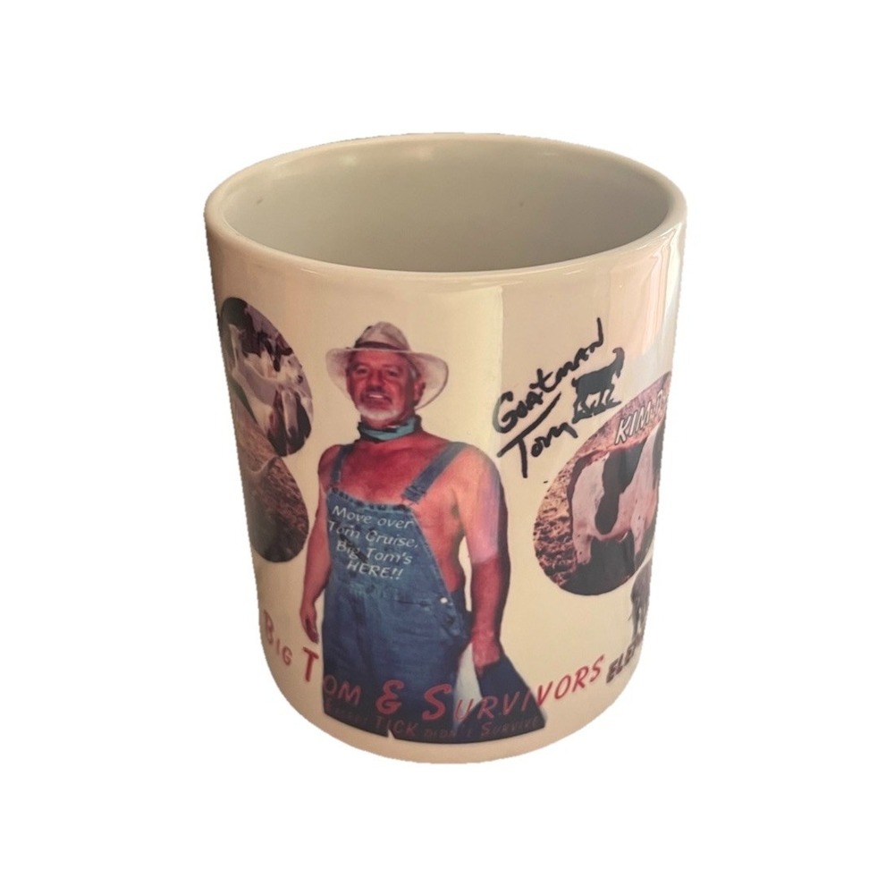 Survivor All Stars Goat man BIG TOM Coffee Tea Mug w/ Handle